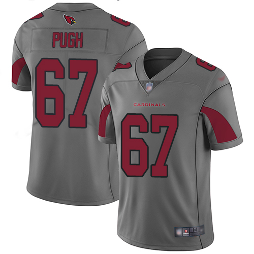 Arizona Cardinals Limited Silver Men Justin Pugh Jersey NFL Football #67 Inverted Legend